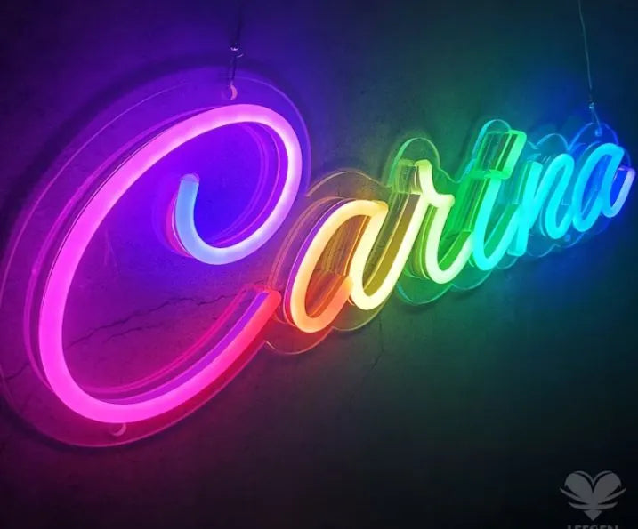 Coustumize Neon name 2 alphabet in just 900 lowest price Guarantee