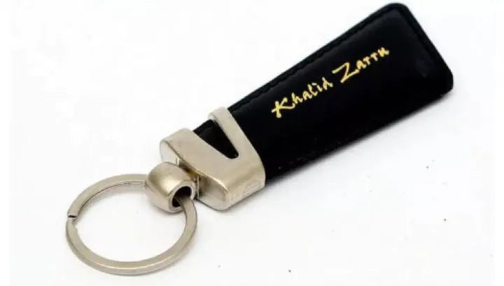 Customized Leather Keychain – Name Leather Keyring