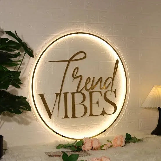 Custom acrylic sign round acrylic sign for nail salon logo beauty salon logo dental logo sign boutique logo sign brow logo nail salon