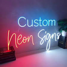 coustmize neon light sign board with own coustmize name or design