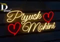 Coustmize neon light sign board or name own name plate