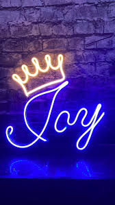 Coustumize neon name on plastic glass sheet with adapter